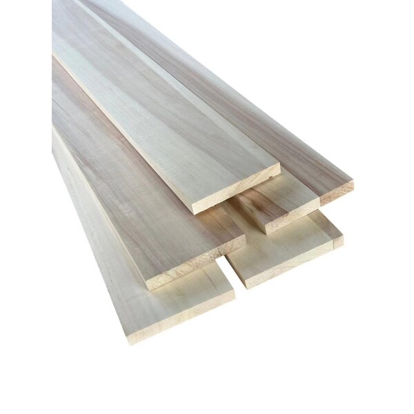 Ejoy Poplar S4S Board, 94in x 5.5in, 5PK S4SBoard94x5.5x0.77 - main